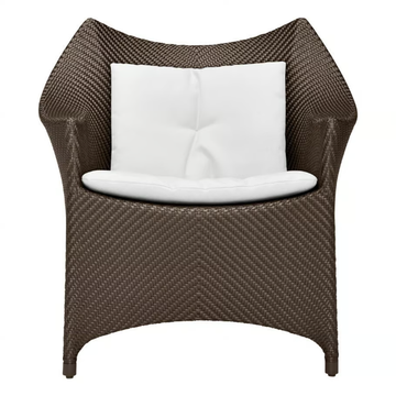 AMARI - JanusFiber® garden armchair with armrests by JANUS et Cie - view 3